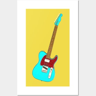 Electric Guitar #2 Posters and Art